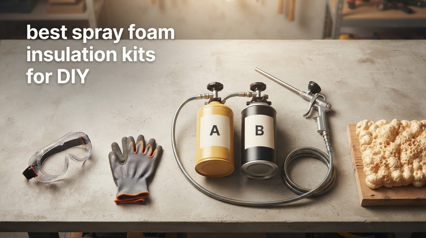 best spray foam insulation kits for DIY