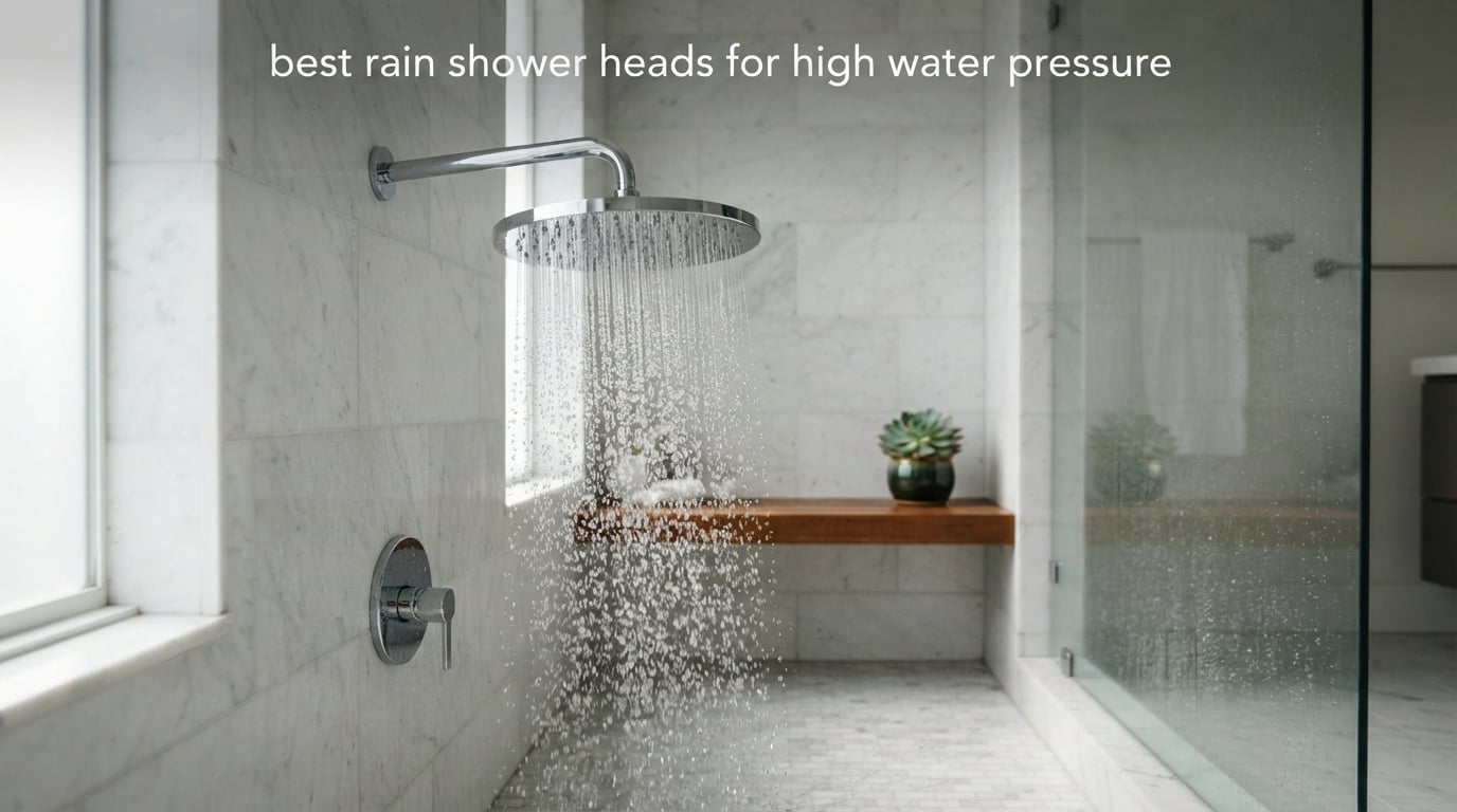 best rain shower heads for high water pressure