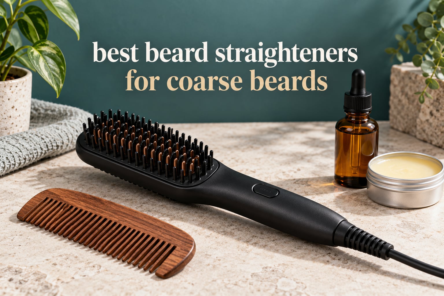 best beard straighteners for coarse beards