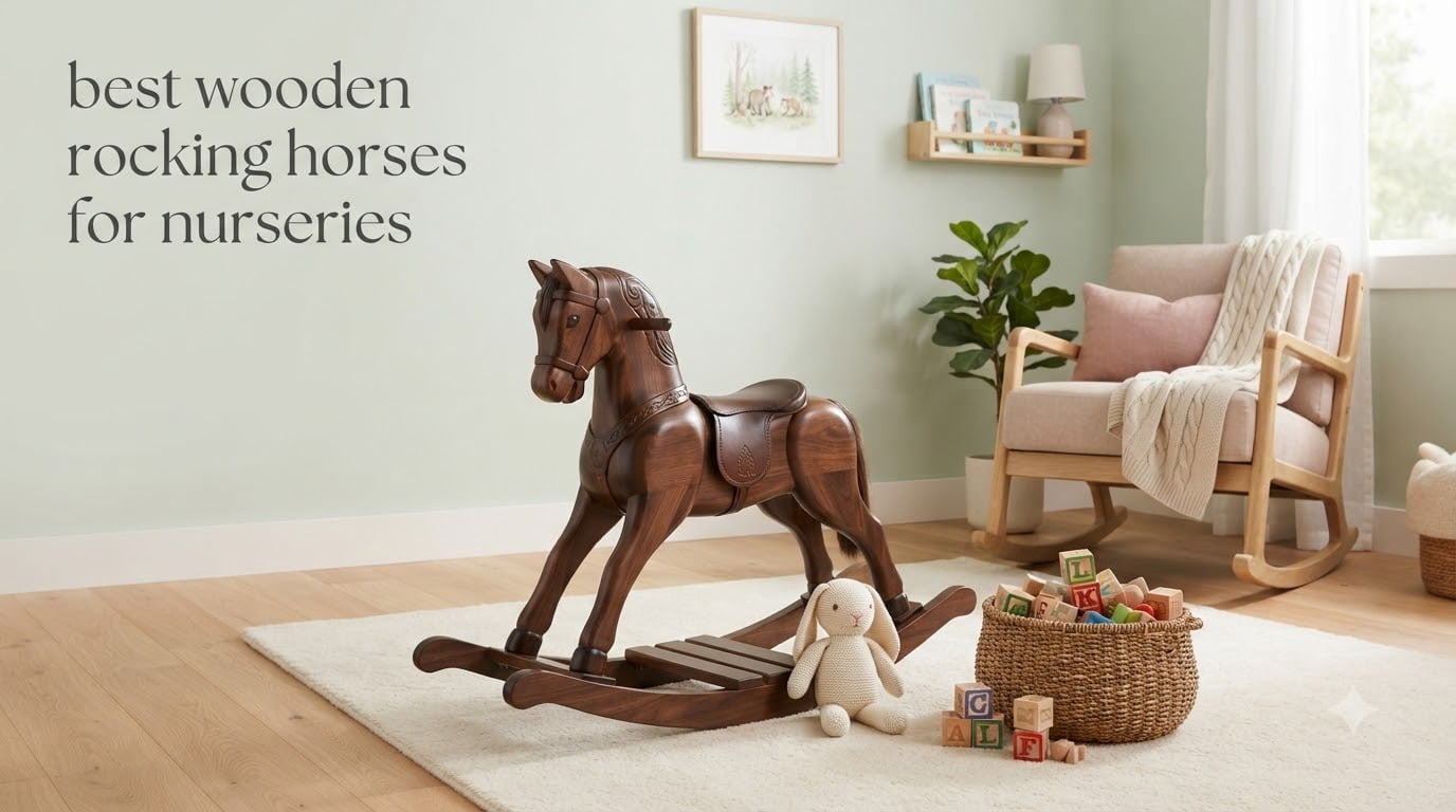 best wooden rocking horses for nurseries
