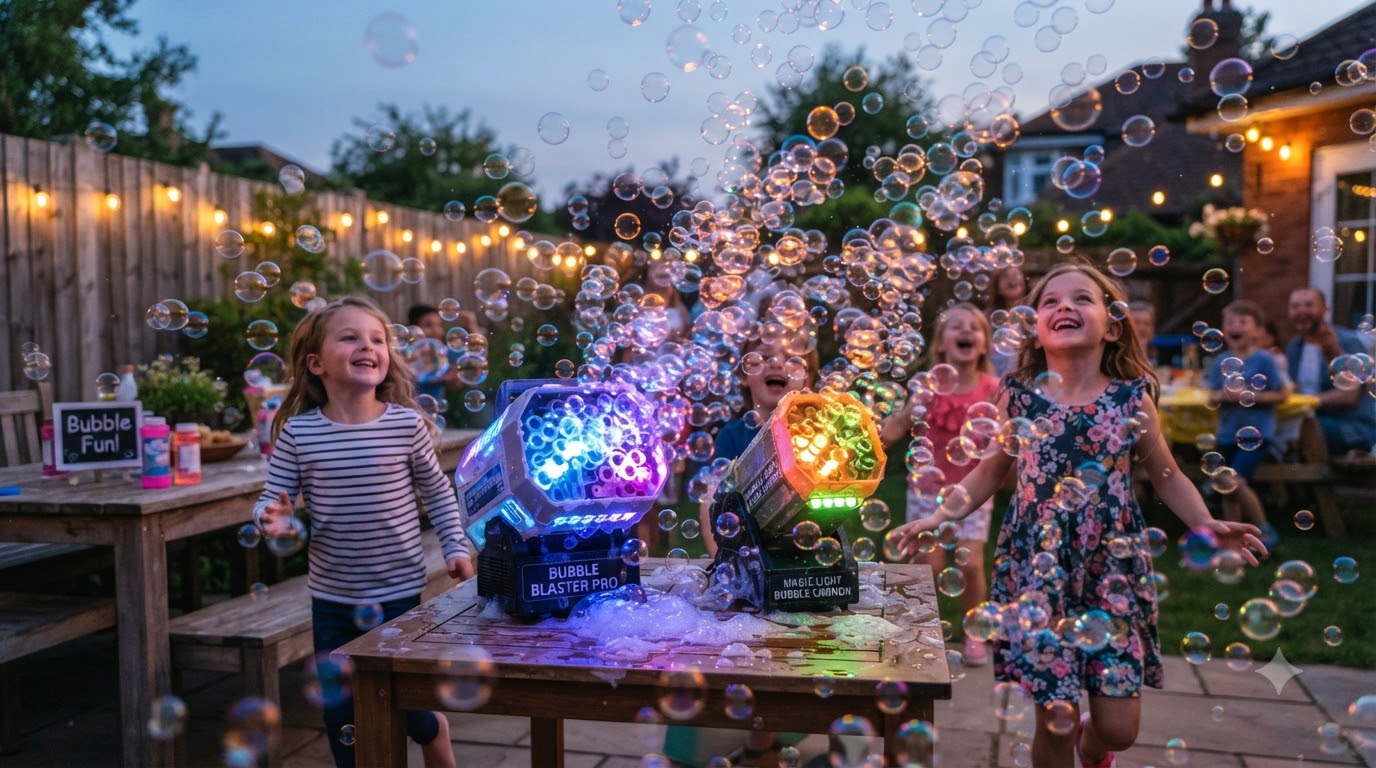 best bubble machines with lights