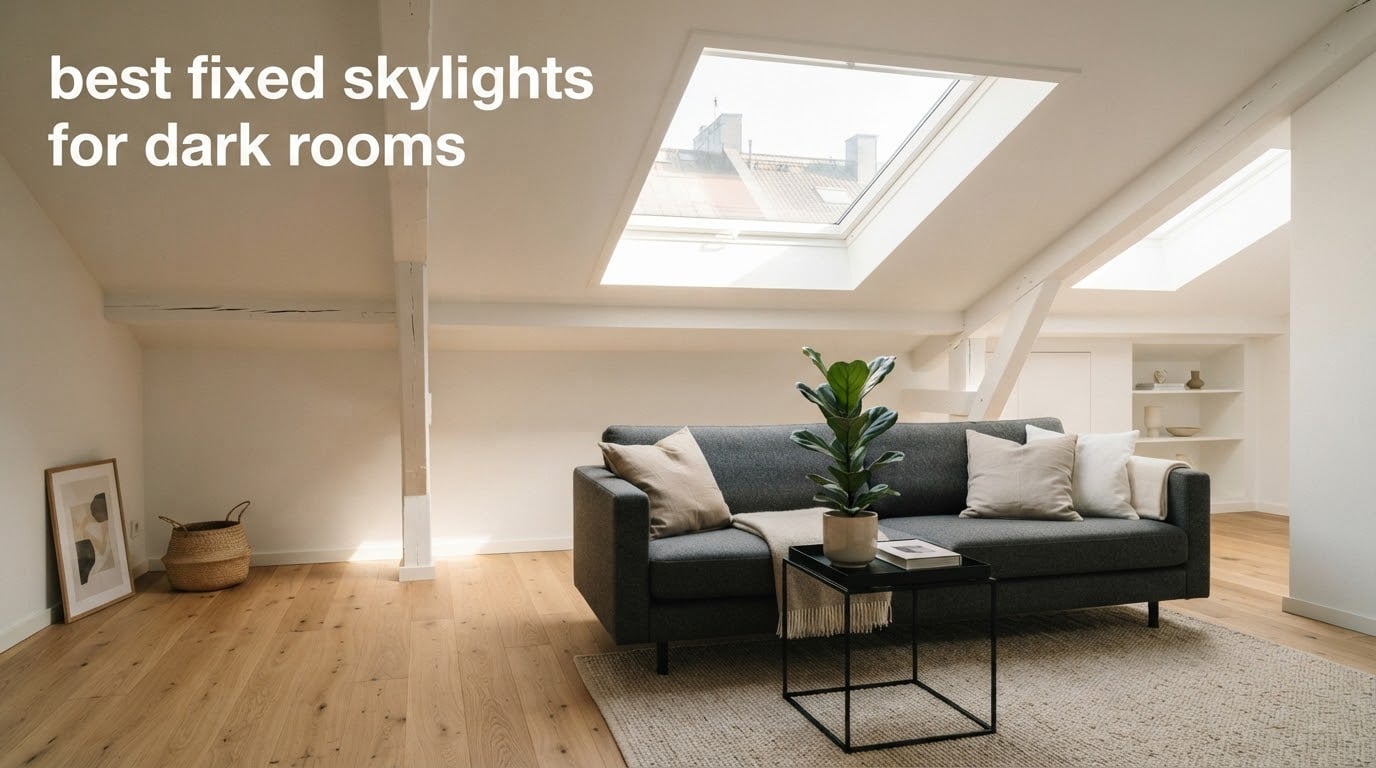 best fixed skylights for dark rooms