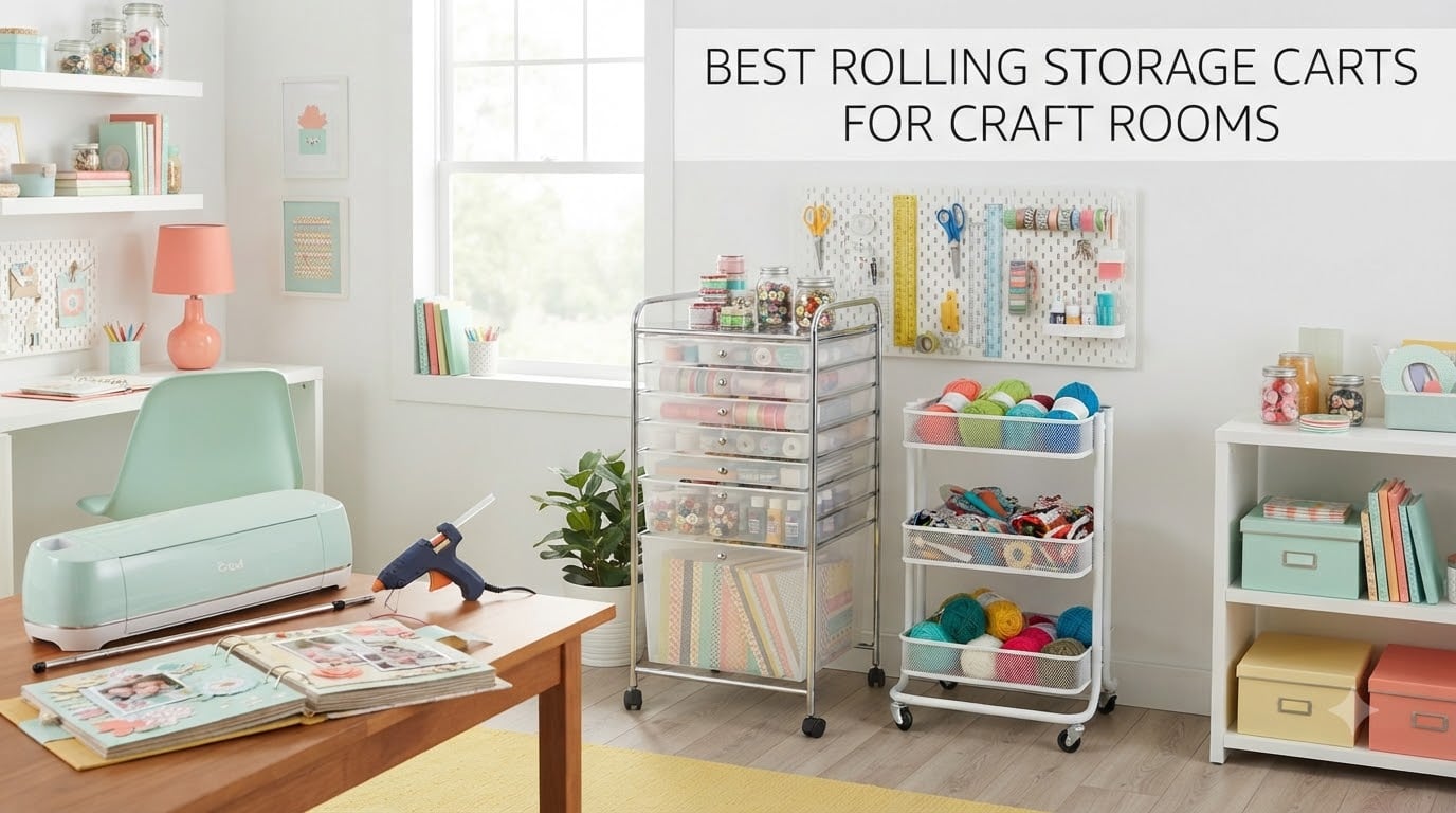 best rolling storage carts for craft rooms