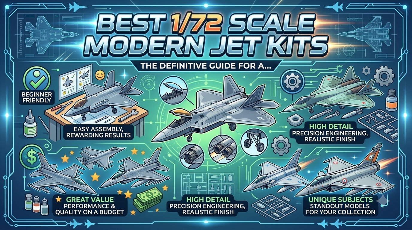 best 1/72 scale modern jet kits for a