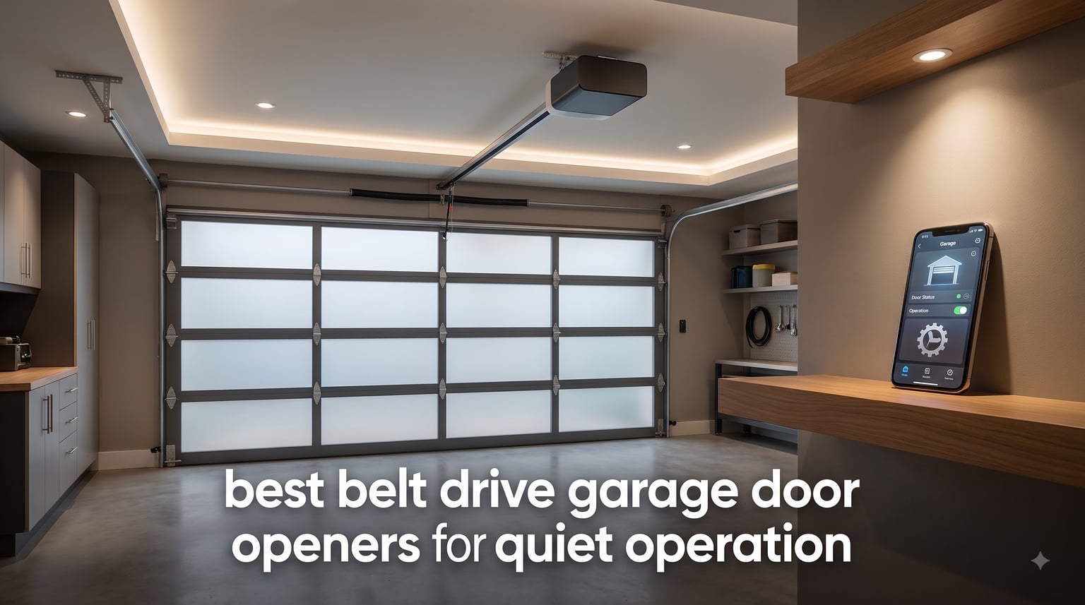 best belt drive garage door openers for quiet operation