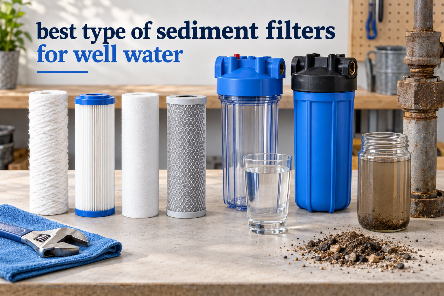 best type of sediment filters for well water