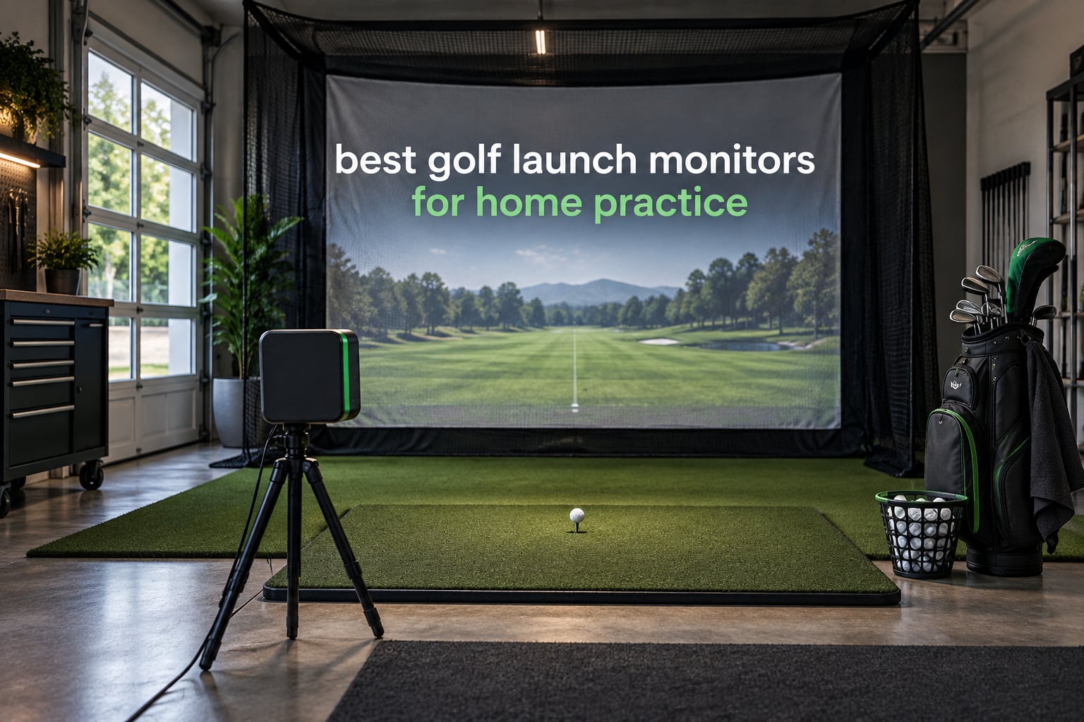 best golf launch monitors for home practice