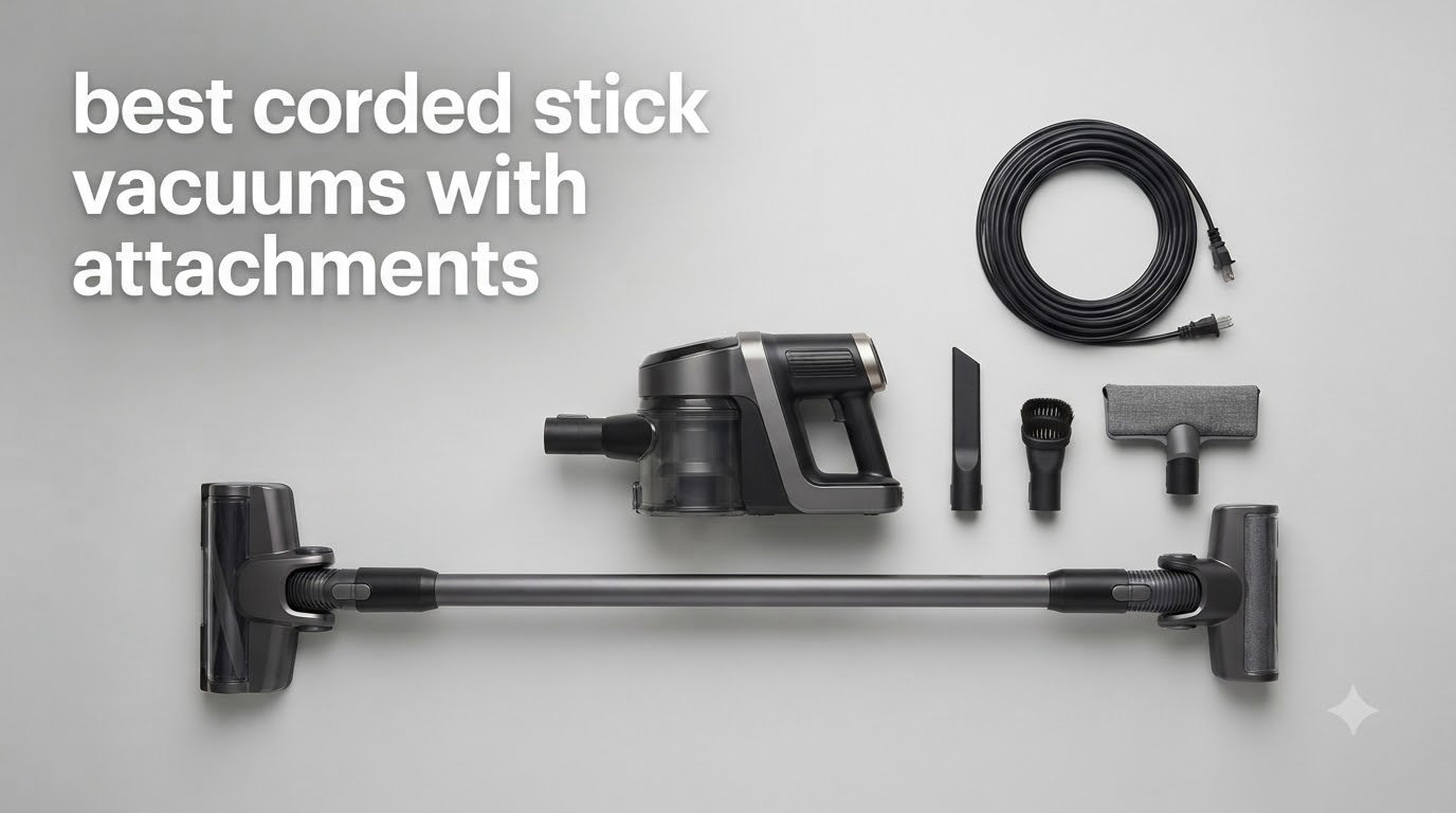 best corded stick vacuums with attachments