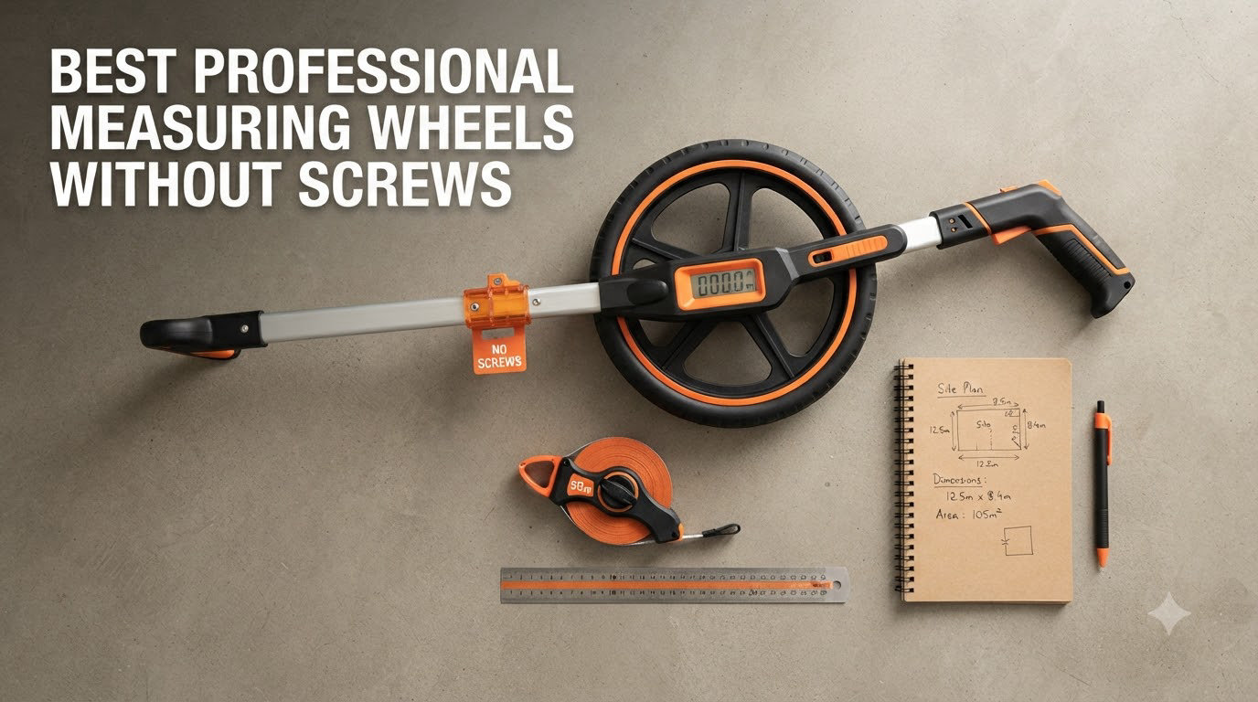 best professional measuring wheels without screws