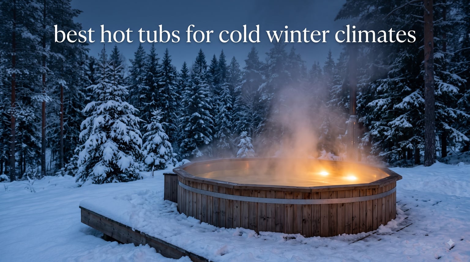 best hot tubs for cold winter climates