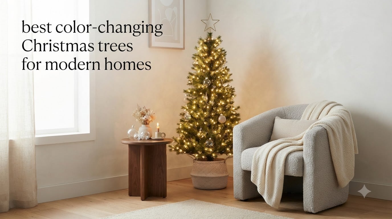 best color-changing Christmas trees for modern homes