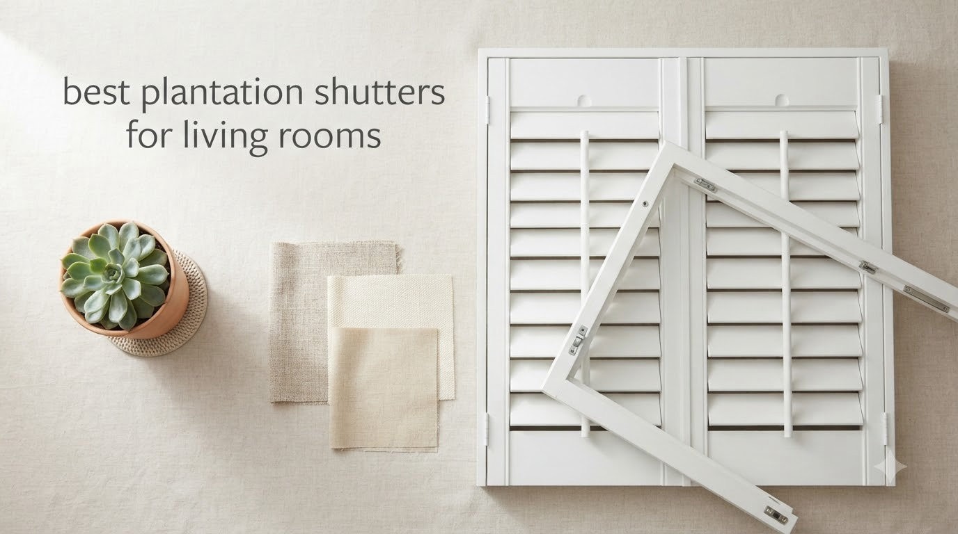 best plantation shutters for living rooms