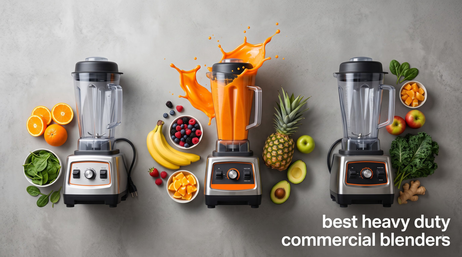 best heavy duty commercial blenders