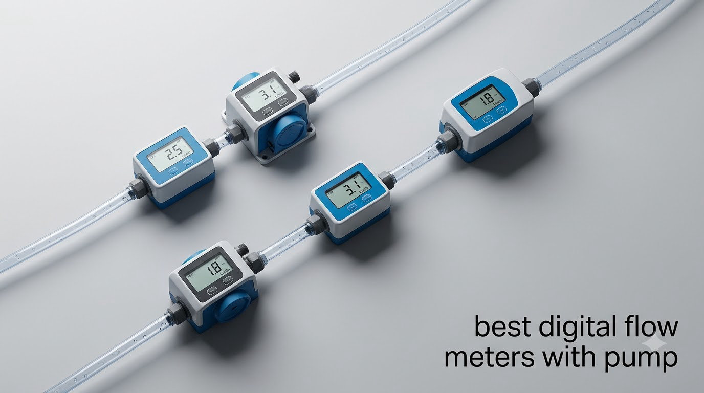 best digital flow meters with pump