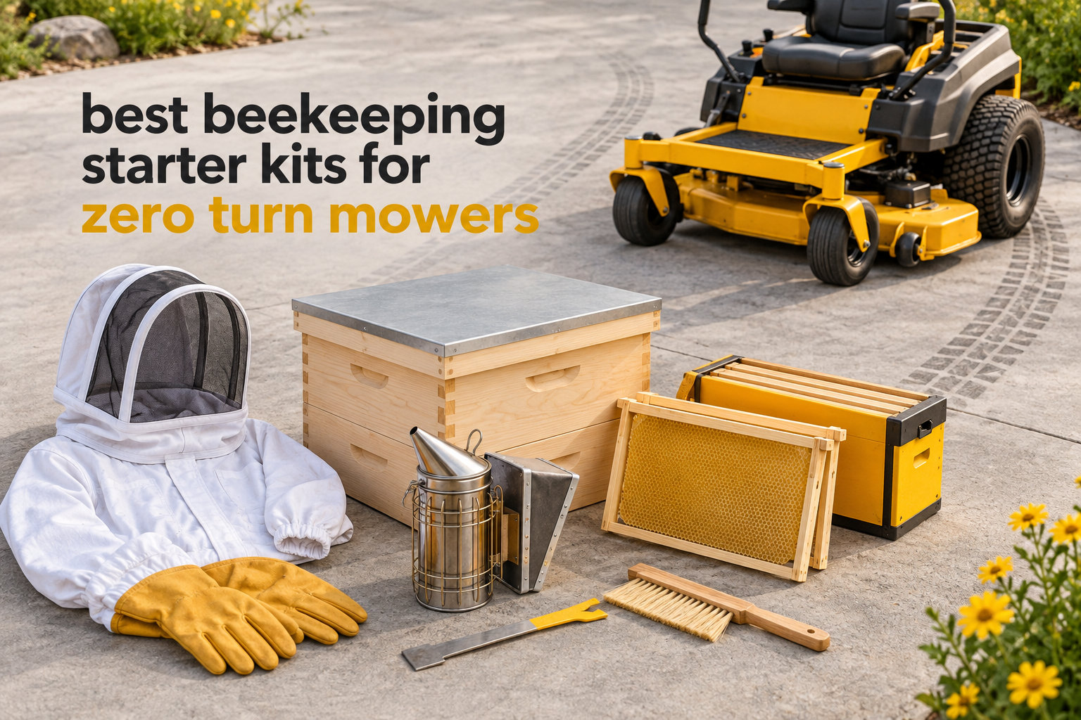 best beekeeping starter kits for zero turn mowers