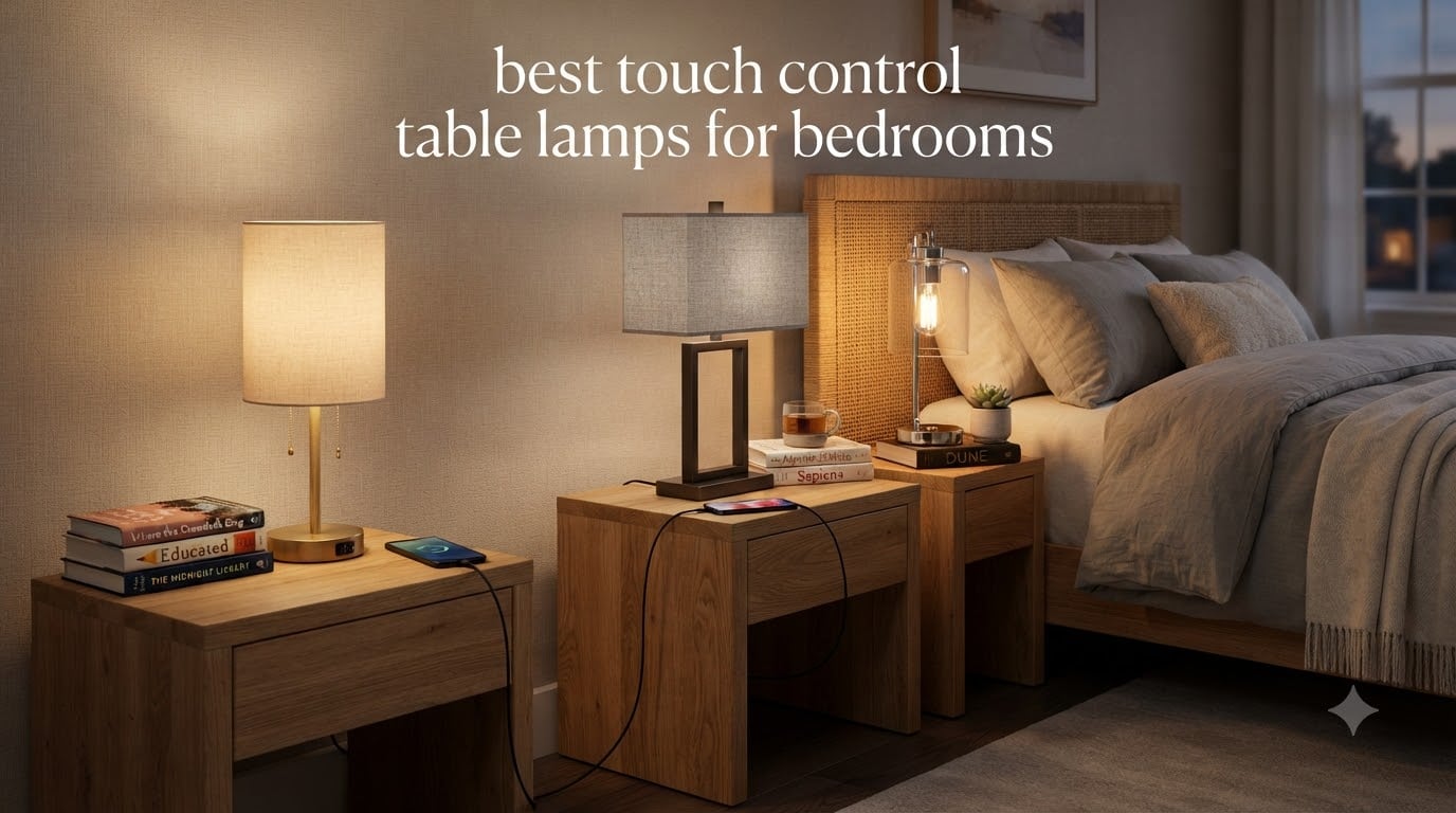 best touch control table lamps for bedrooms