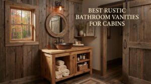 best rustic bathroom vanities for cabins