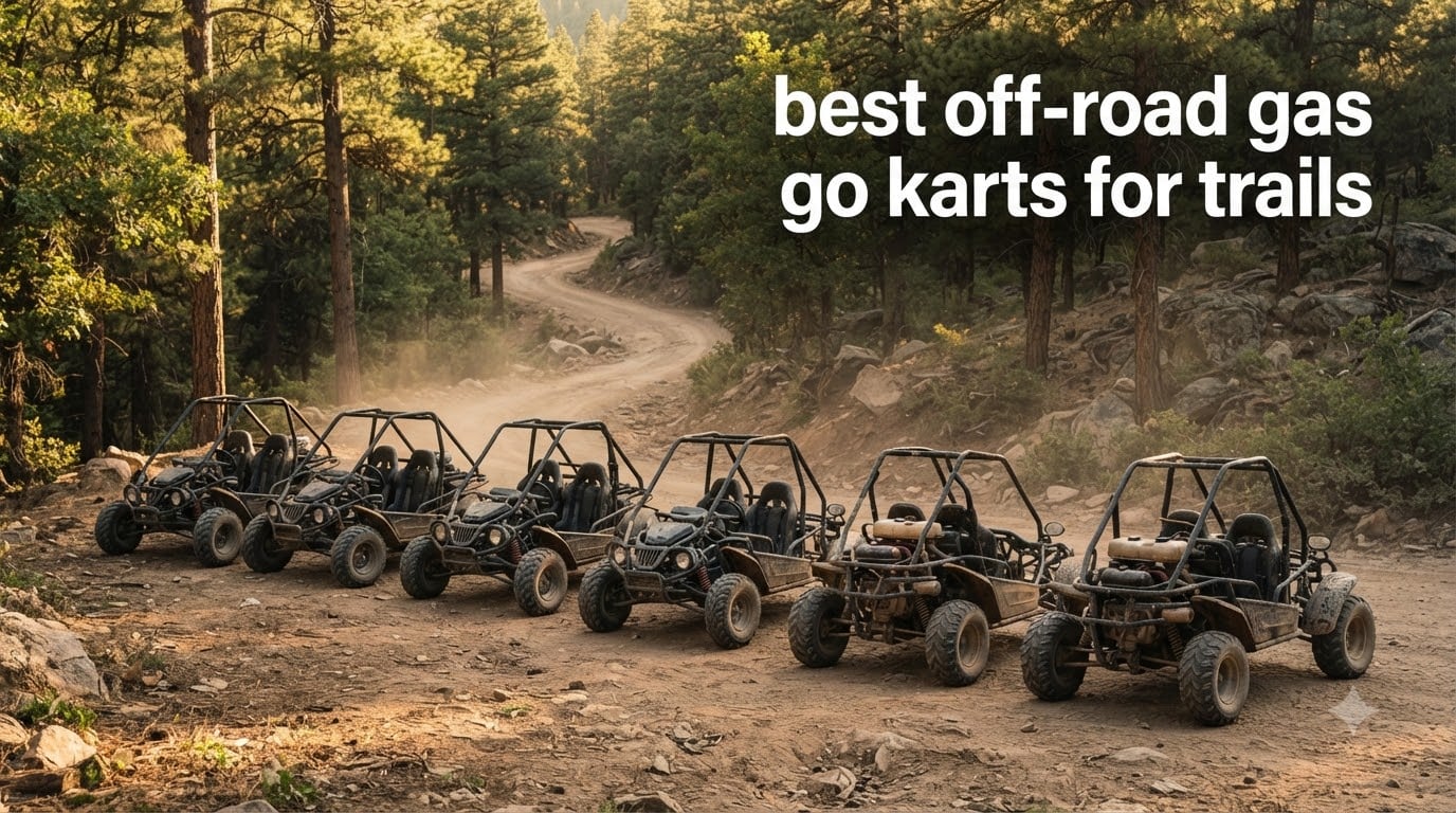 best off-road gas go karts for trails