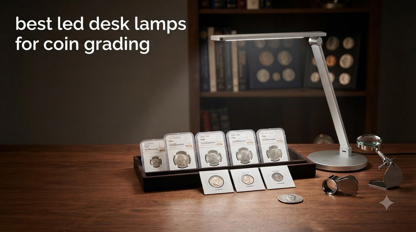 best led desk lamps for coin grading