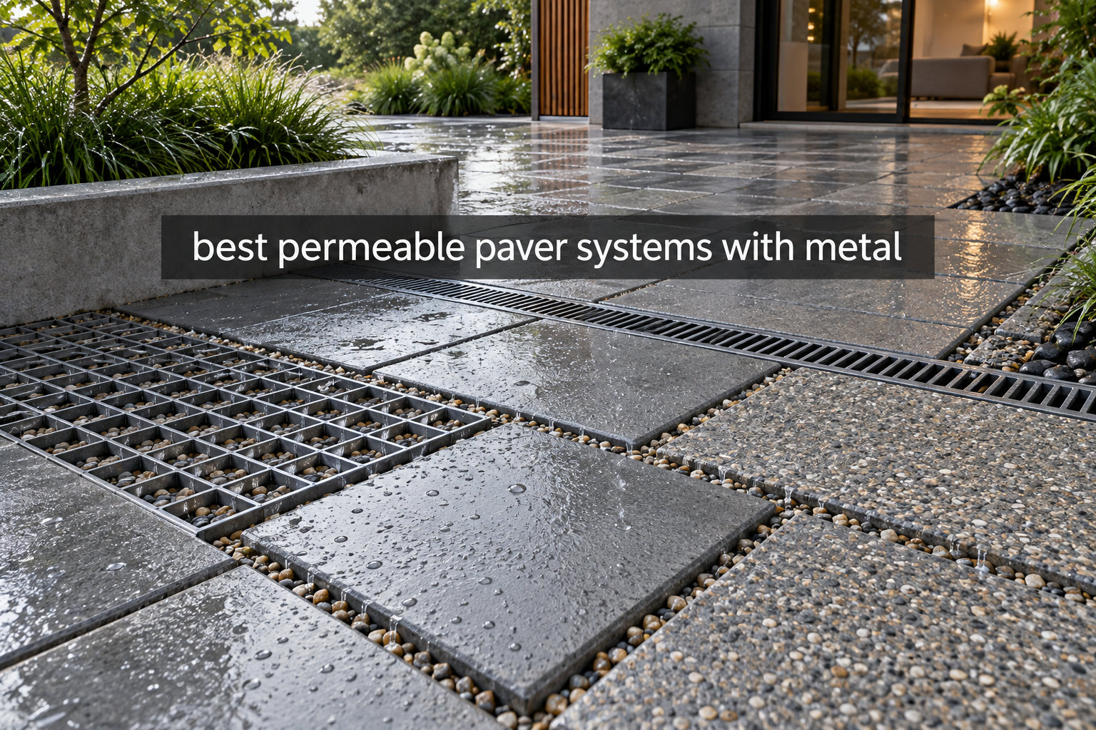 best permeable paver systems with metal