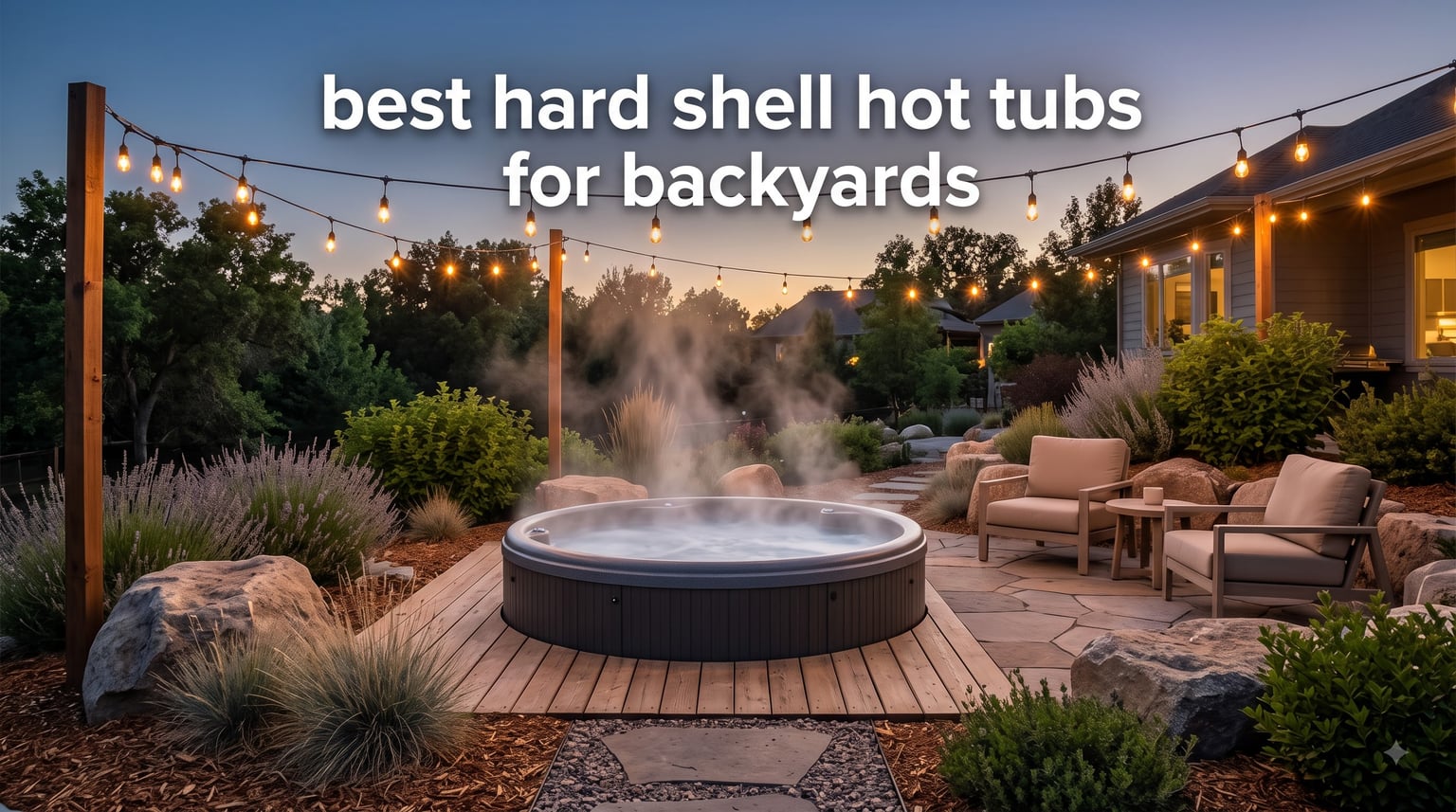 best hard shell hot tubs for backyards