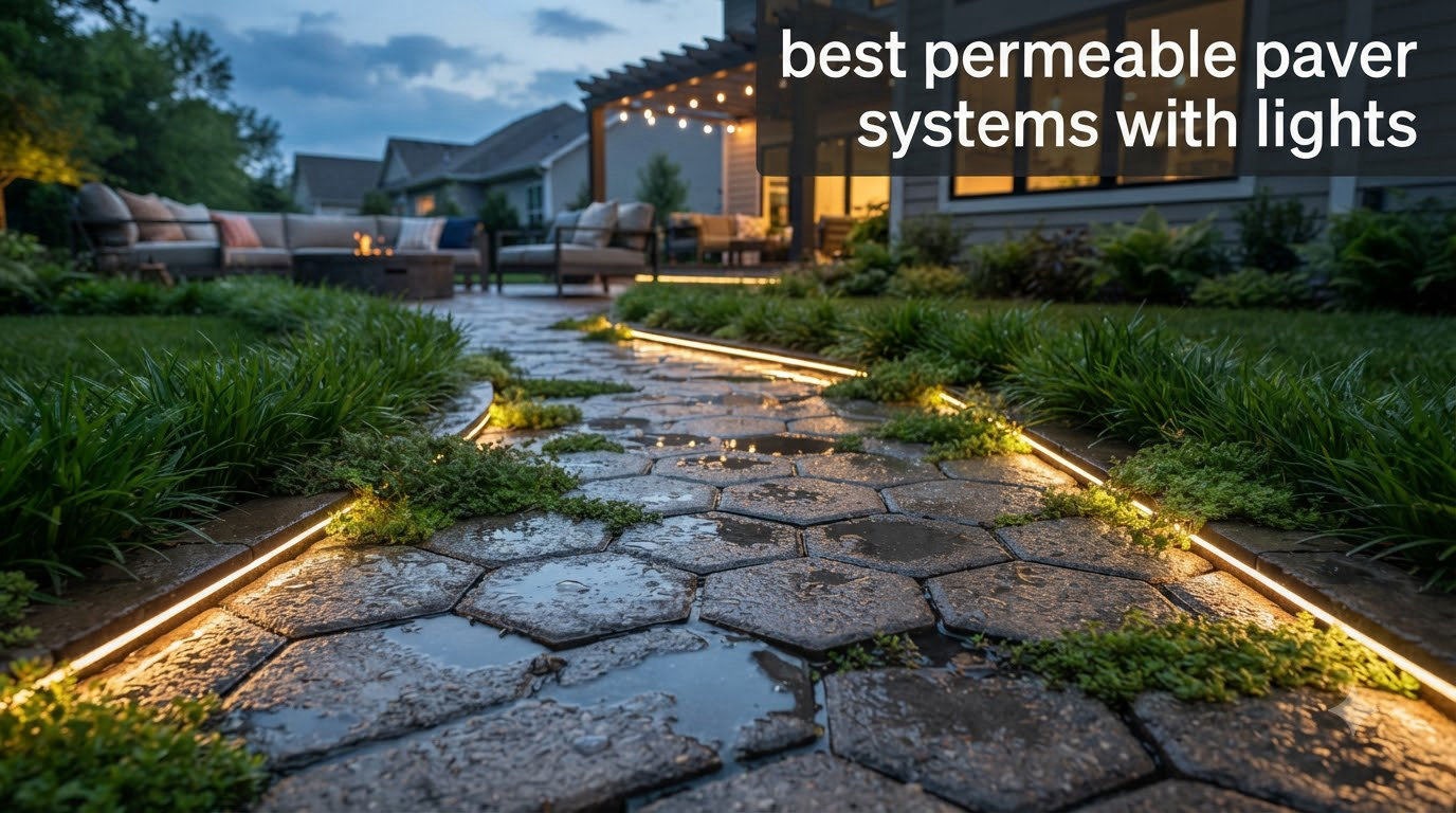 best permeable paver systems with lights