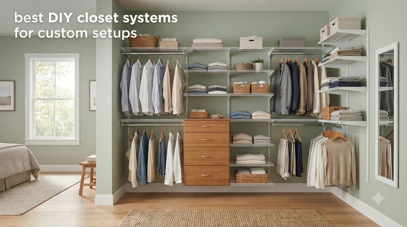 best DIY closet systems for custom setups