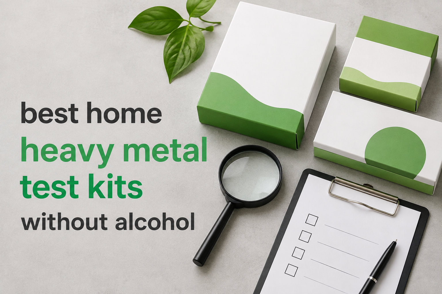 best home heavy metal test kits without alcohol