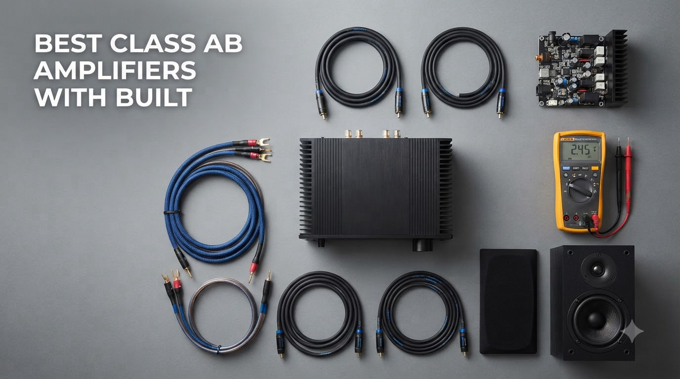 best class ab amplifiers with built