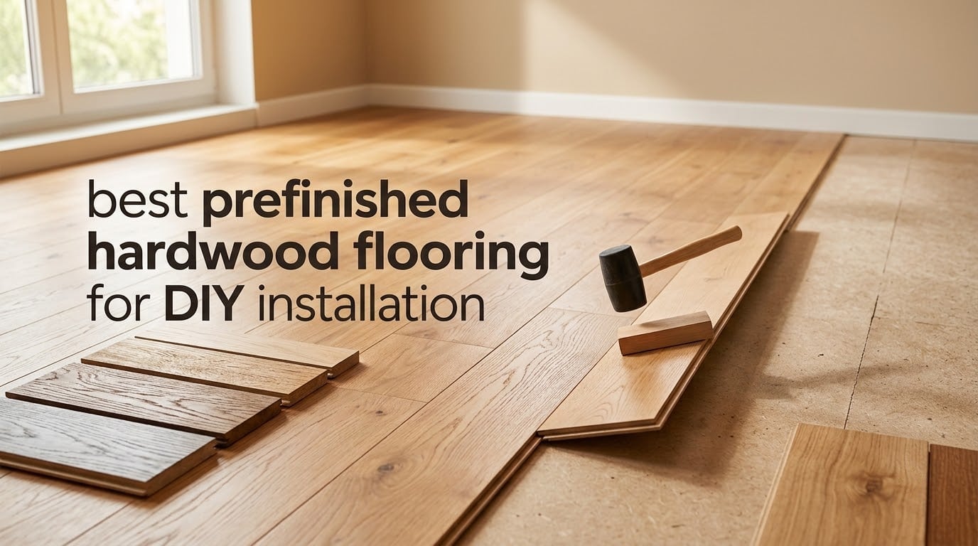 best prefinished hardwood flooring for DIY installation