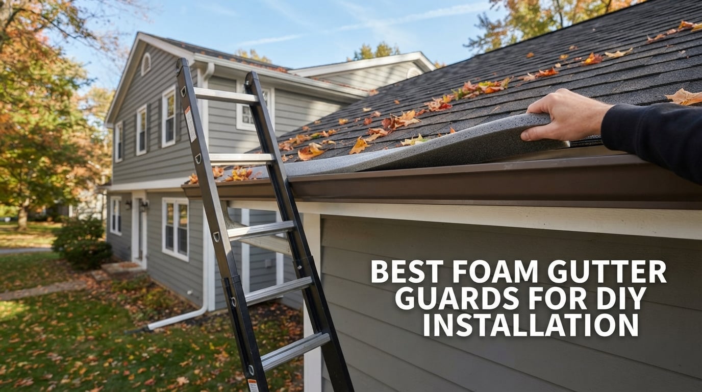 best foam gutter guards for DIY installation