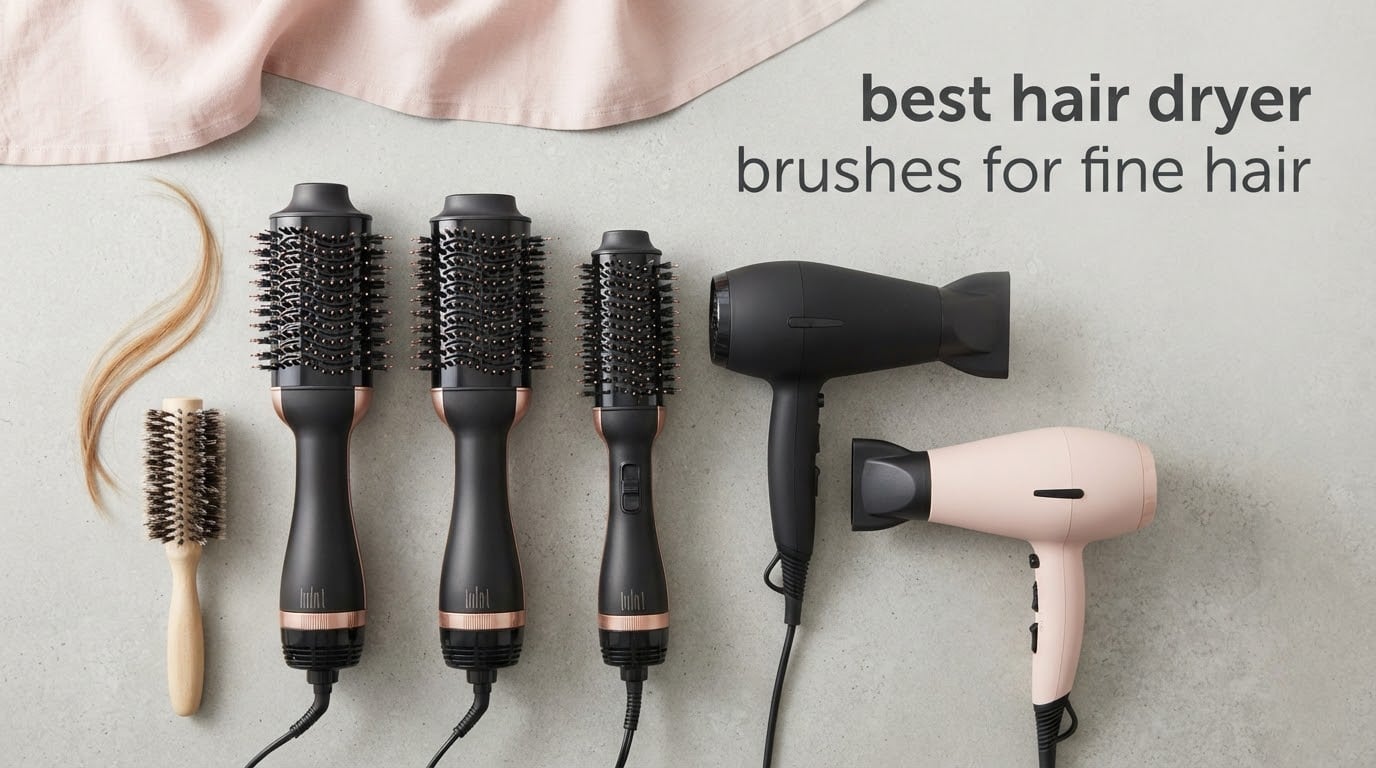 best hair dryer brushes for fine hair