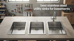 best stainless steel utility sinks for basements
