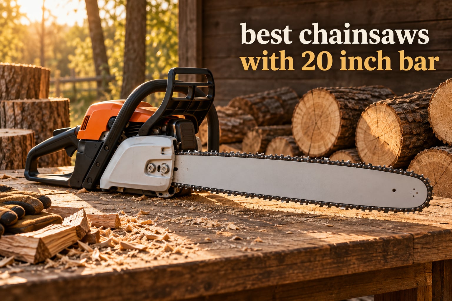 best chainsaws with 20 inch bar