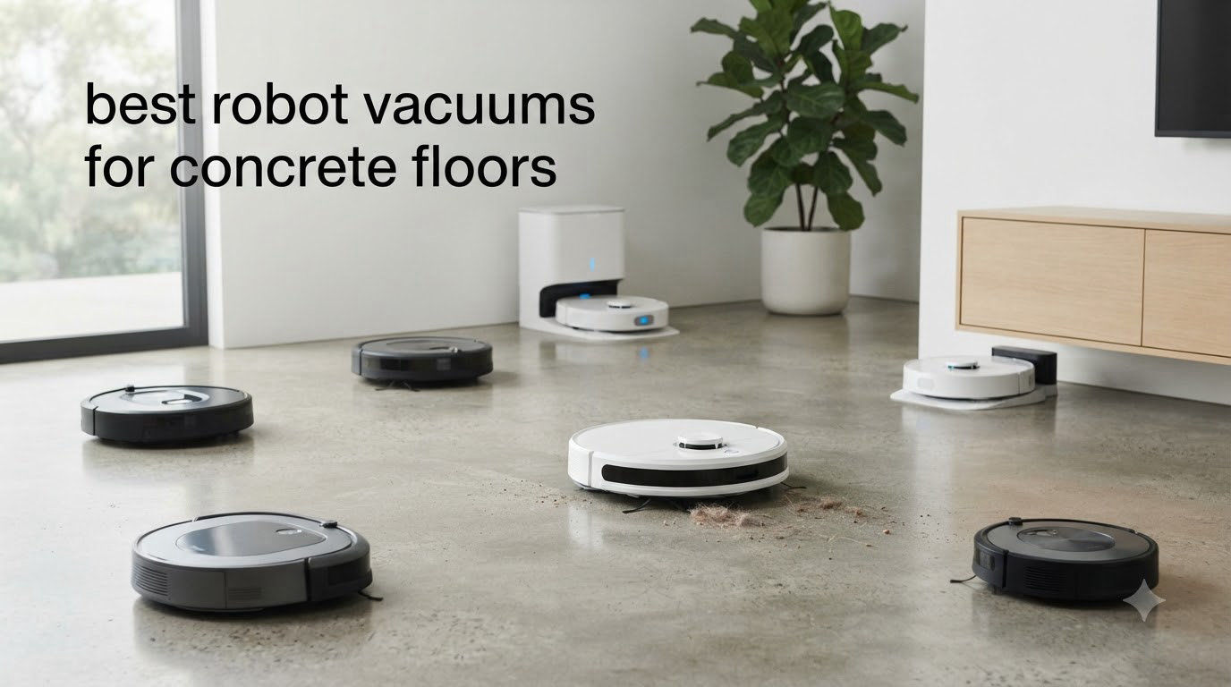 best robot vacuums for concrete floors