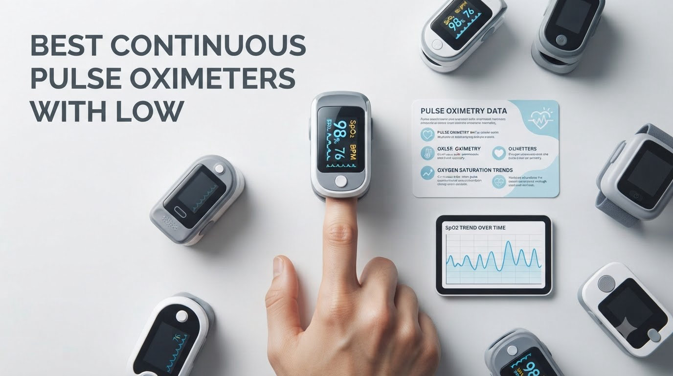 best continuous pulse oximeters with low
