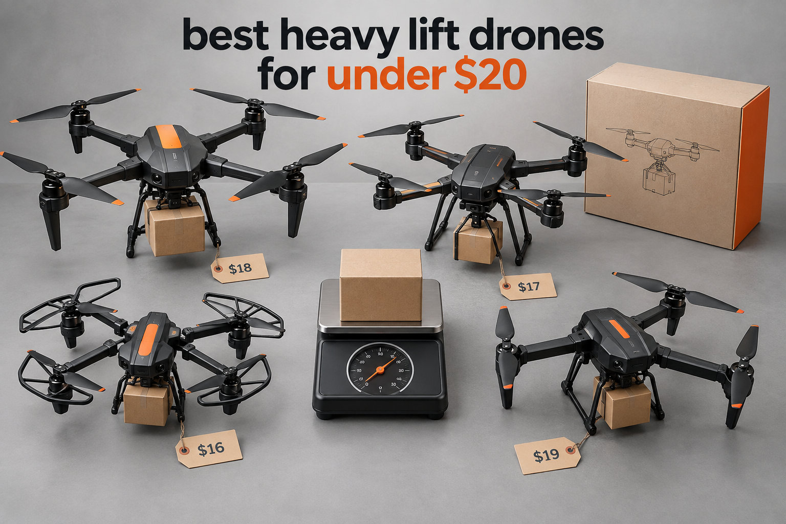 best heavy lift drones for under $20