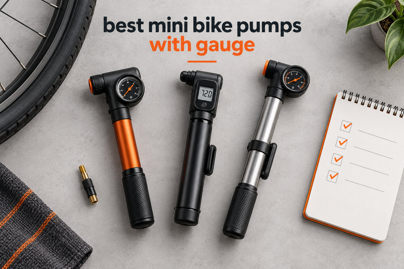 best mini bike pumps with gauge