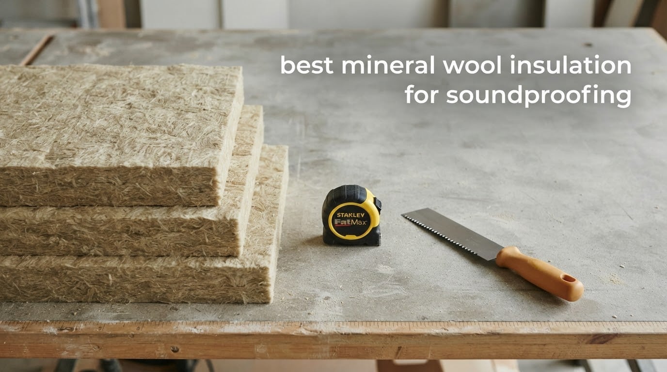 best mineral wool insulation for soundproofing