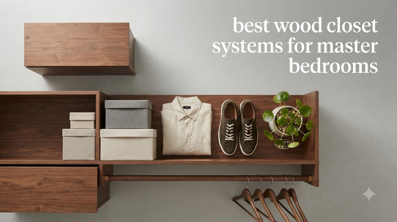 best wood closet systems for master bedrooms