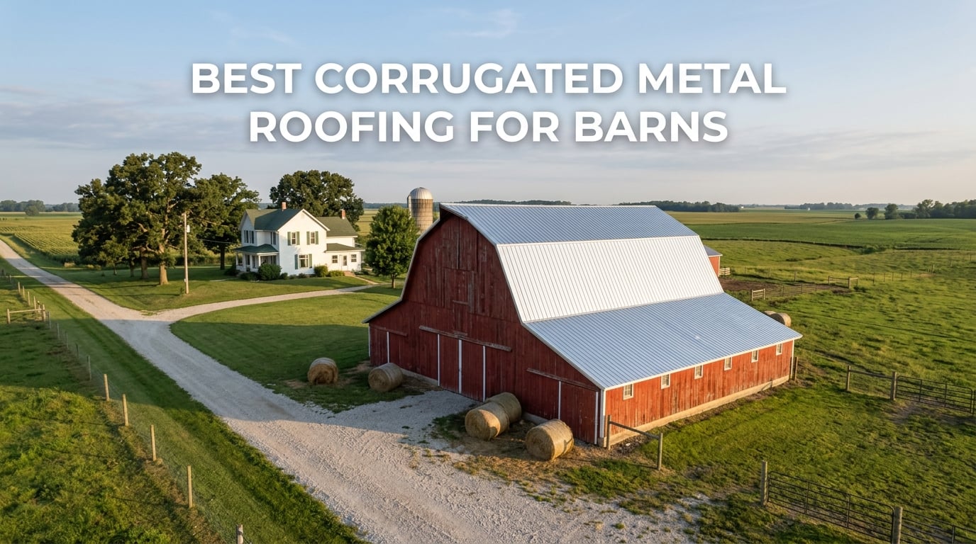 best corrugated metal roofing for barns