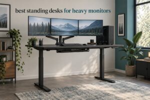 best standing desks for heavy monitors