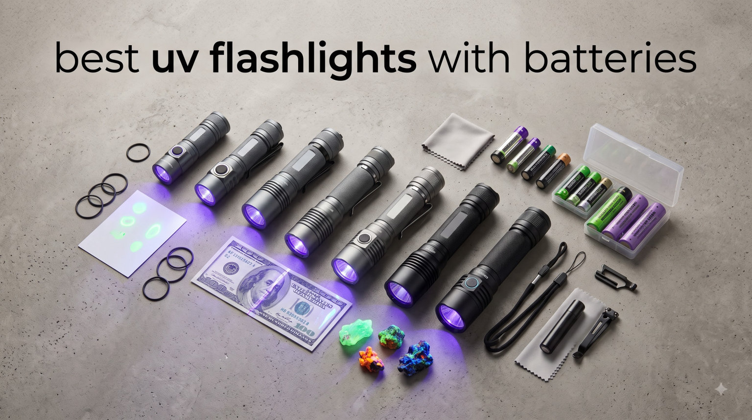 best uv flashlights with batteries