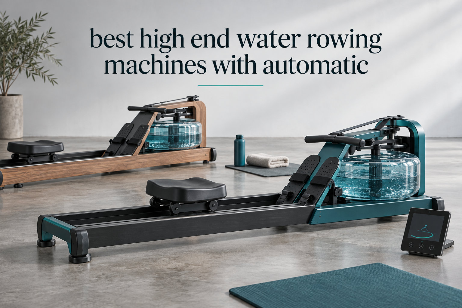 best high end water rowing machines with automatic