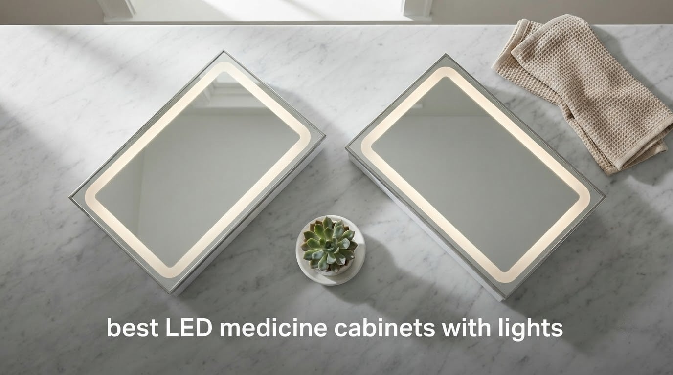 best LED medicine cabinets with lights
