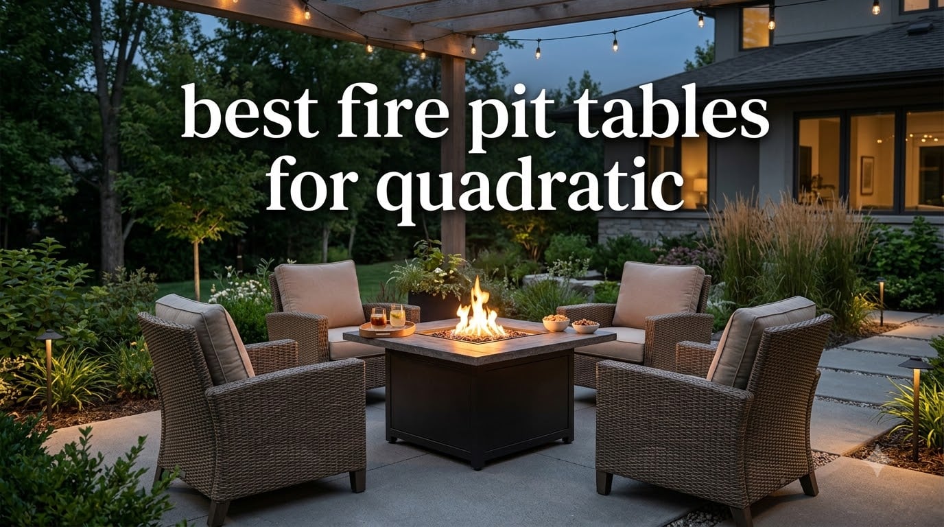 best fire pit tables for quadratic
