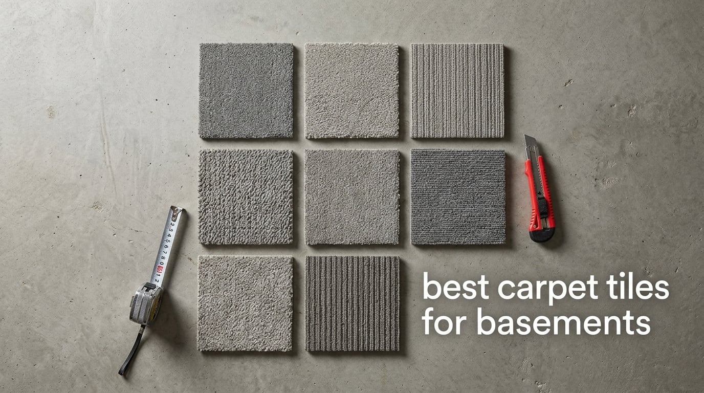 best carpet tiles for basements