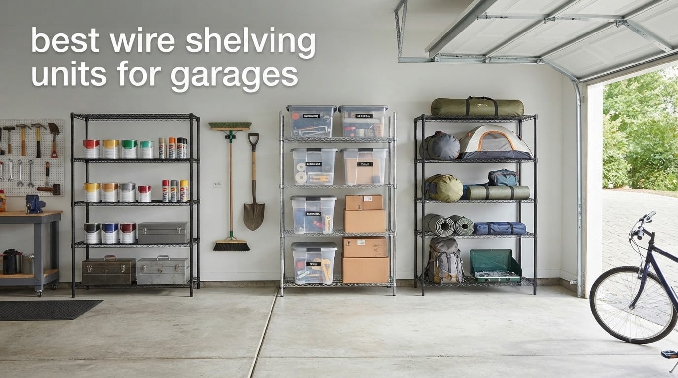 best wire shelving units for garages