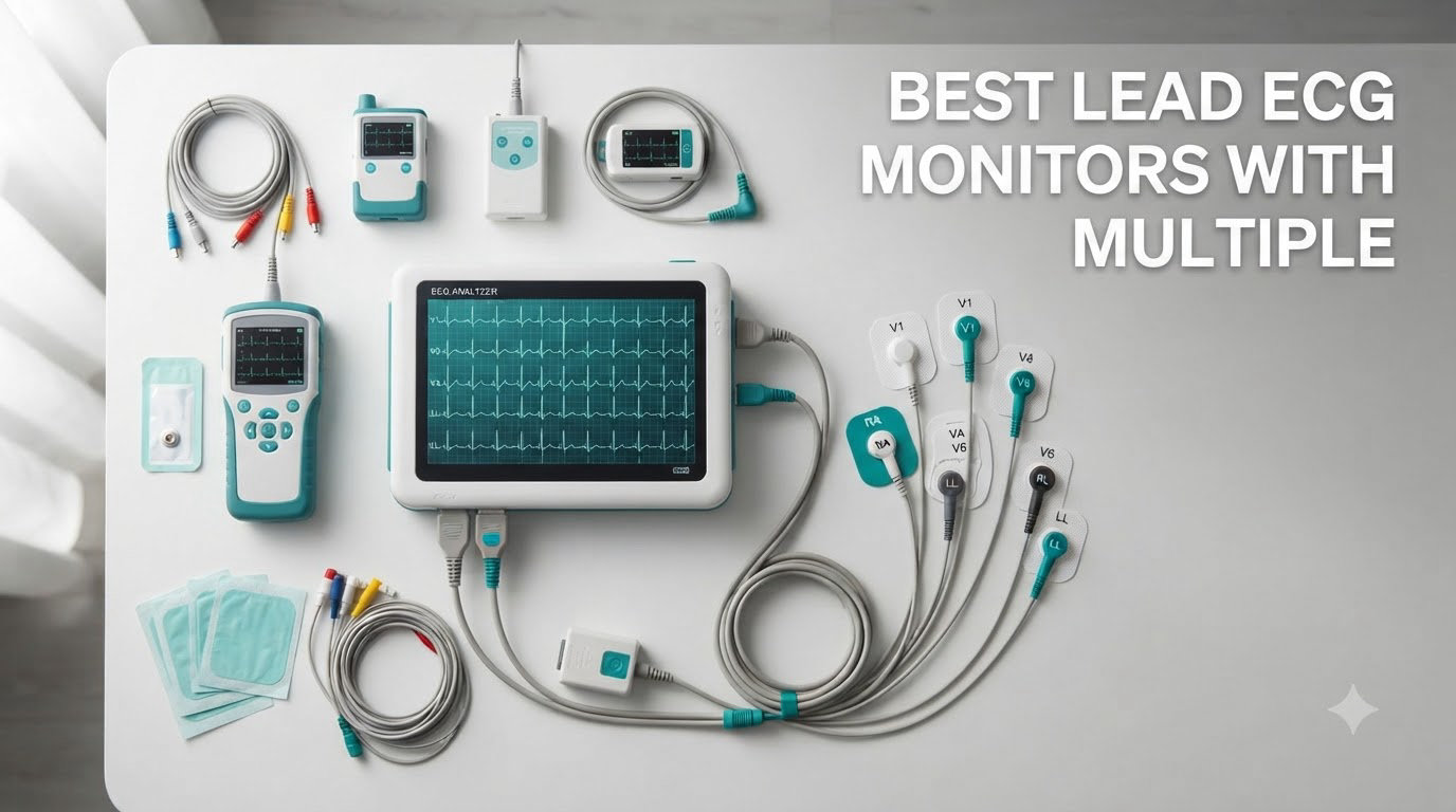 best lead ecg monitors with multiple