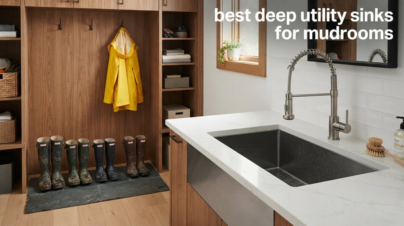 best deep utility sinks for mudrooms
